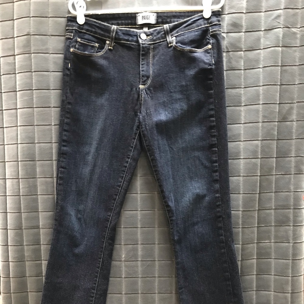 Paige bootcut dark wash 31 jeans